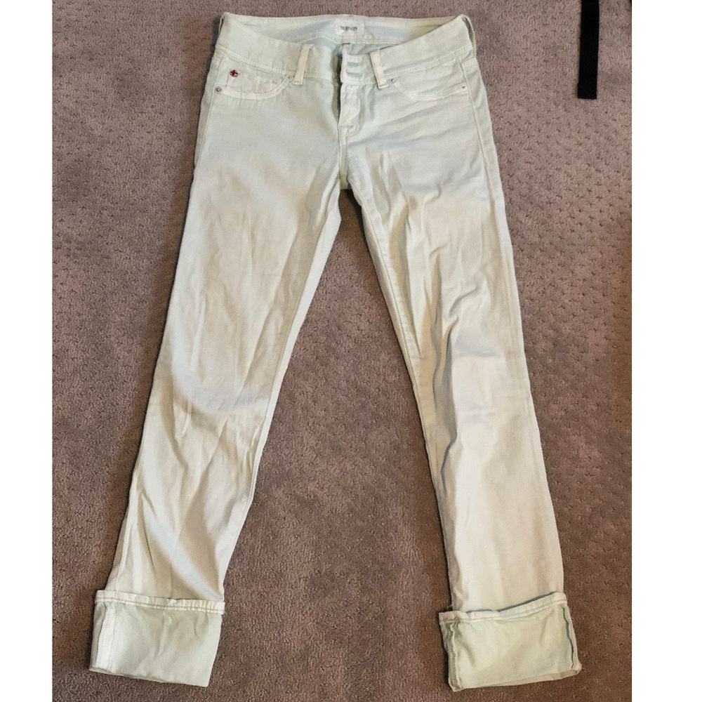 Hudson’s Ginny Crop Pant- worn once. In mint color